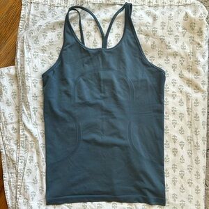 size 8 Lululemon tank top in blue/teal